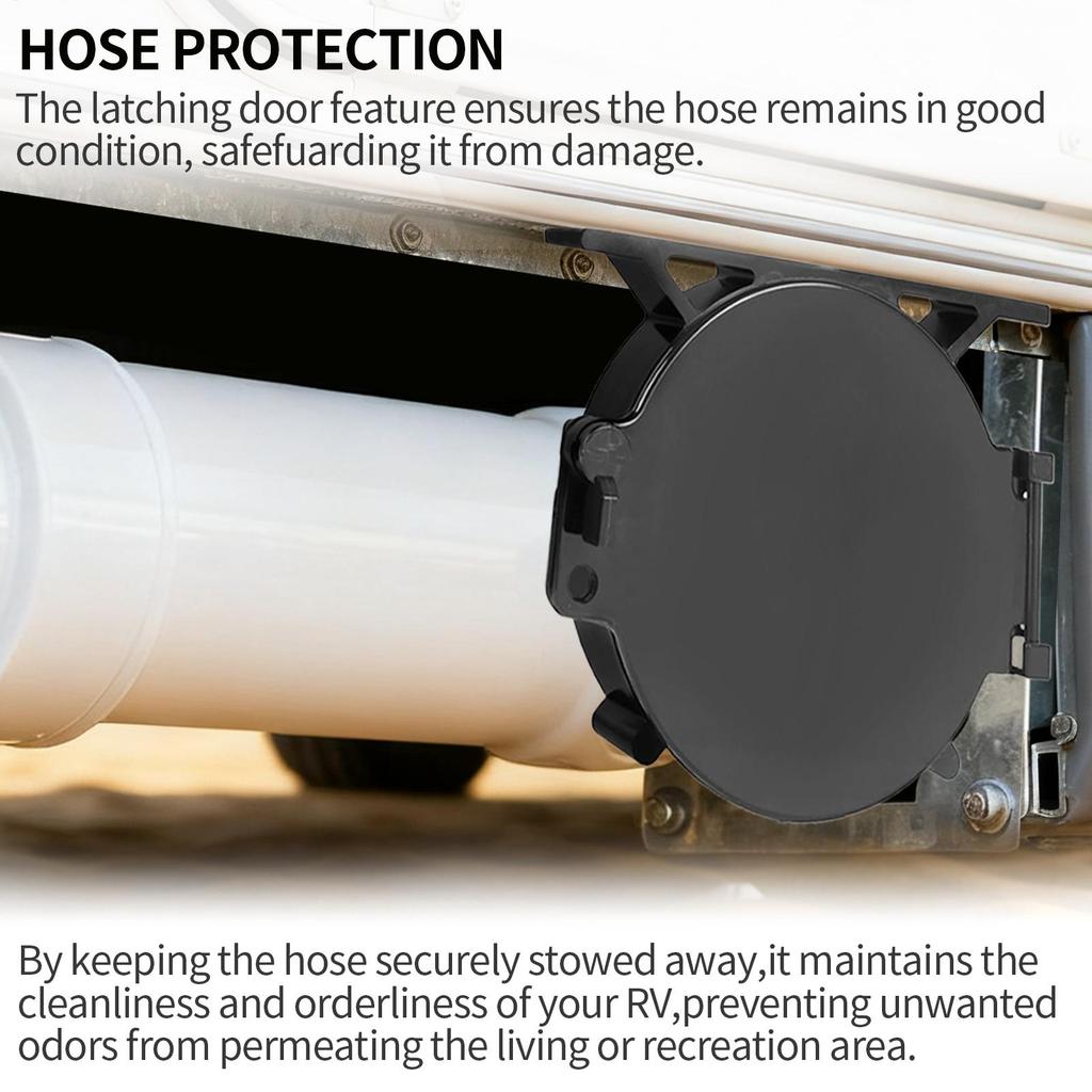 Locking RV Plumbing Vent Cap, Leakproof & Dustproof Replacement Cover for Waste Water Tank, Secure Fit for Travel Camping