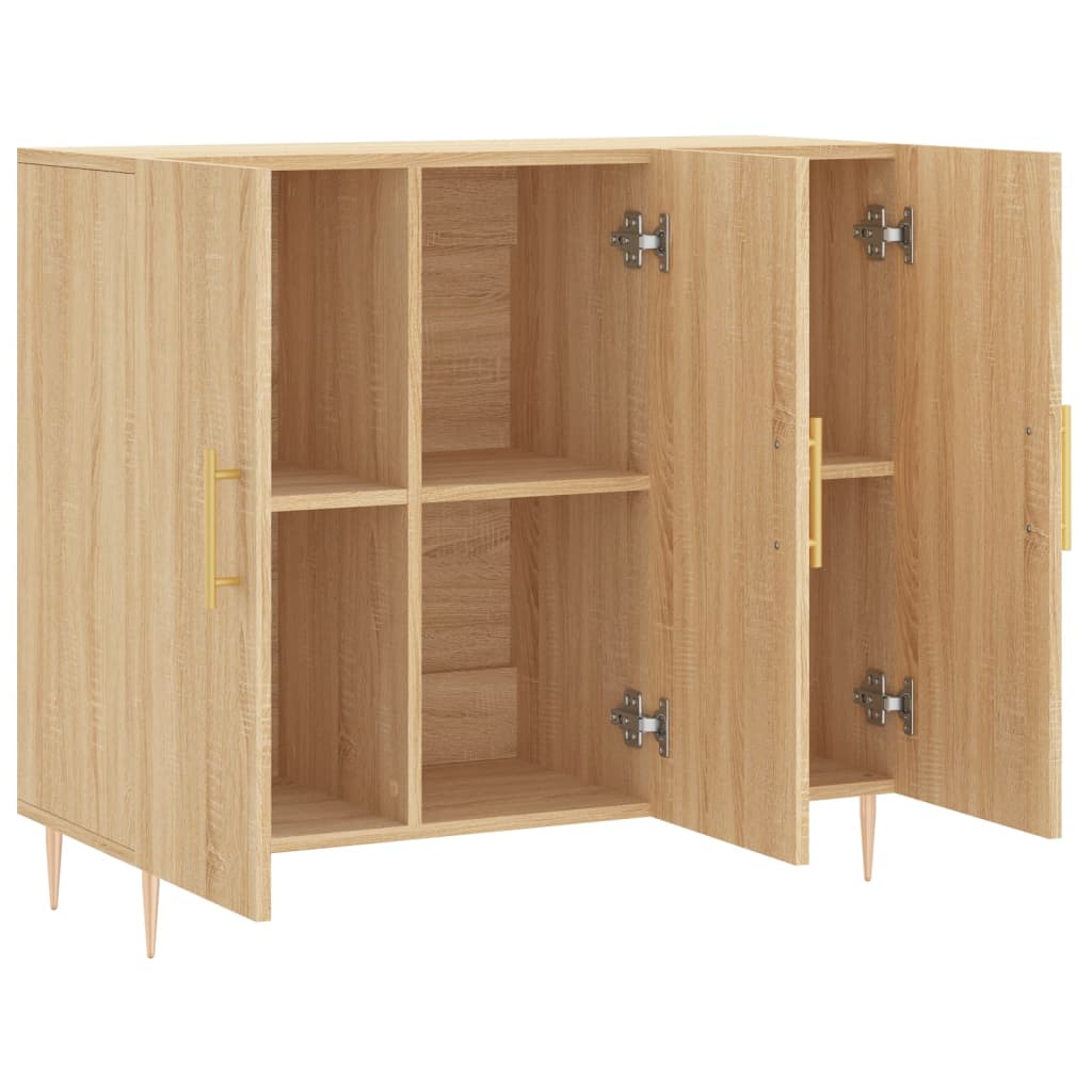 Sideboard Sonoma Oak 90 x 34 x 80 cm Particleboard