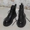 Chelsea Boots Men'S Autumn And Winter New British Style Business Leather Shoes Mid-Top Martin Boots Men'S 2908-J