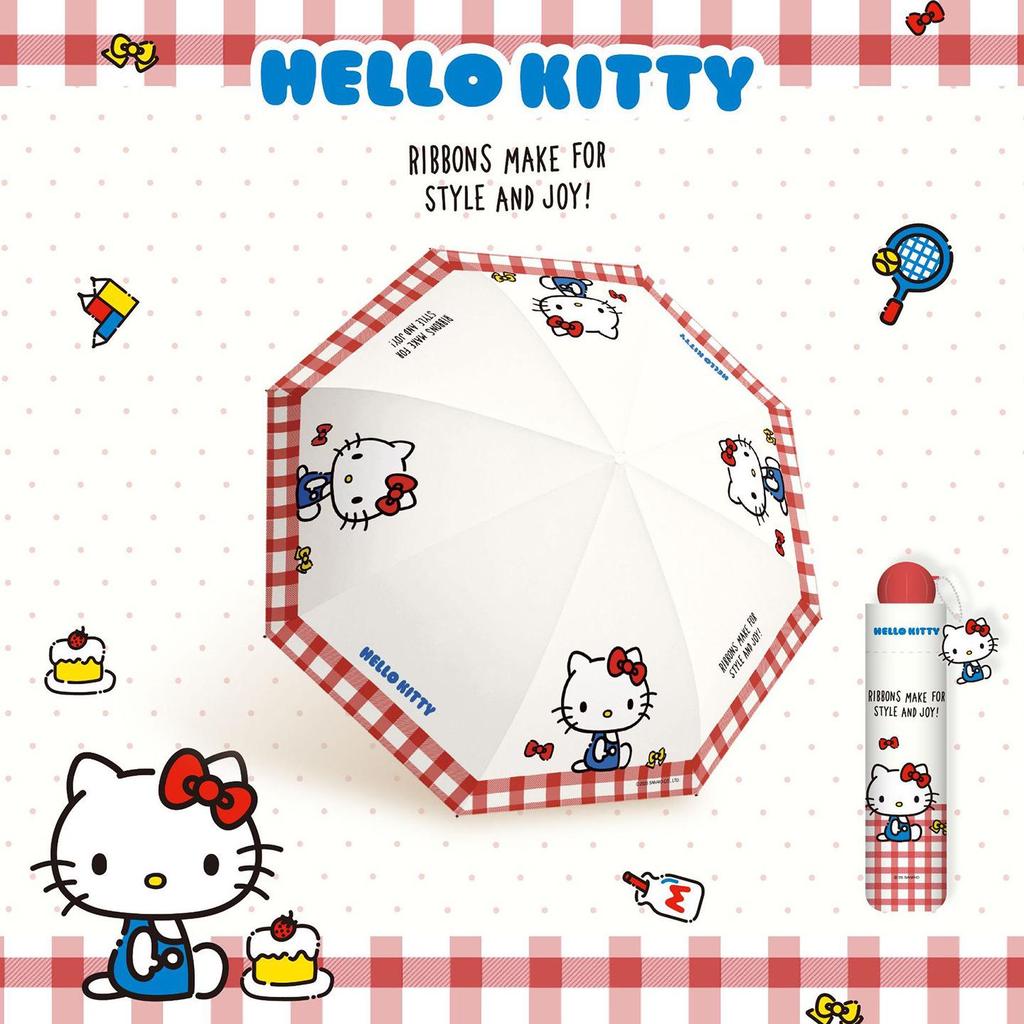 Sanrio Hello Kitty Umbrella - Cute Dual-Use for Sun and Rain, Ideal for Women and Students