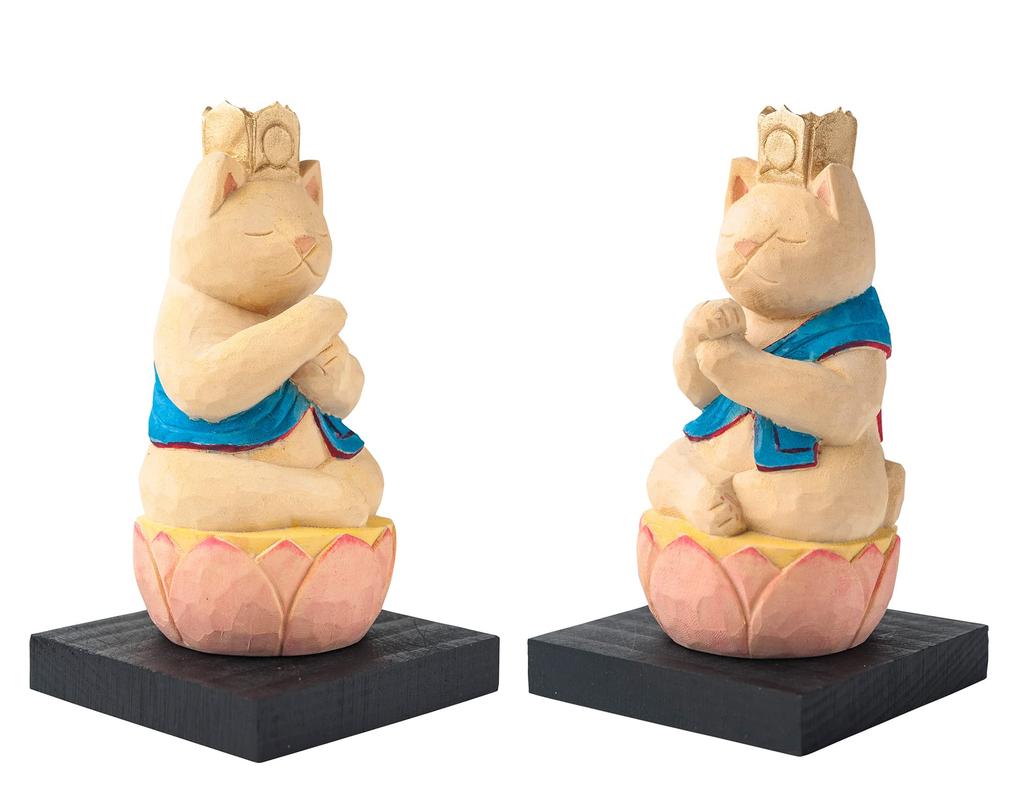 Katzen Buddha Dainichi Nyorai Hauptbild des Affen Buddha Geschäfts Sakai Prototyp Tierkreiszeichen Schutzgottheit Hauptbild Winke-Katze Maneki Katze Schmuck