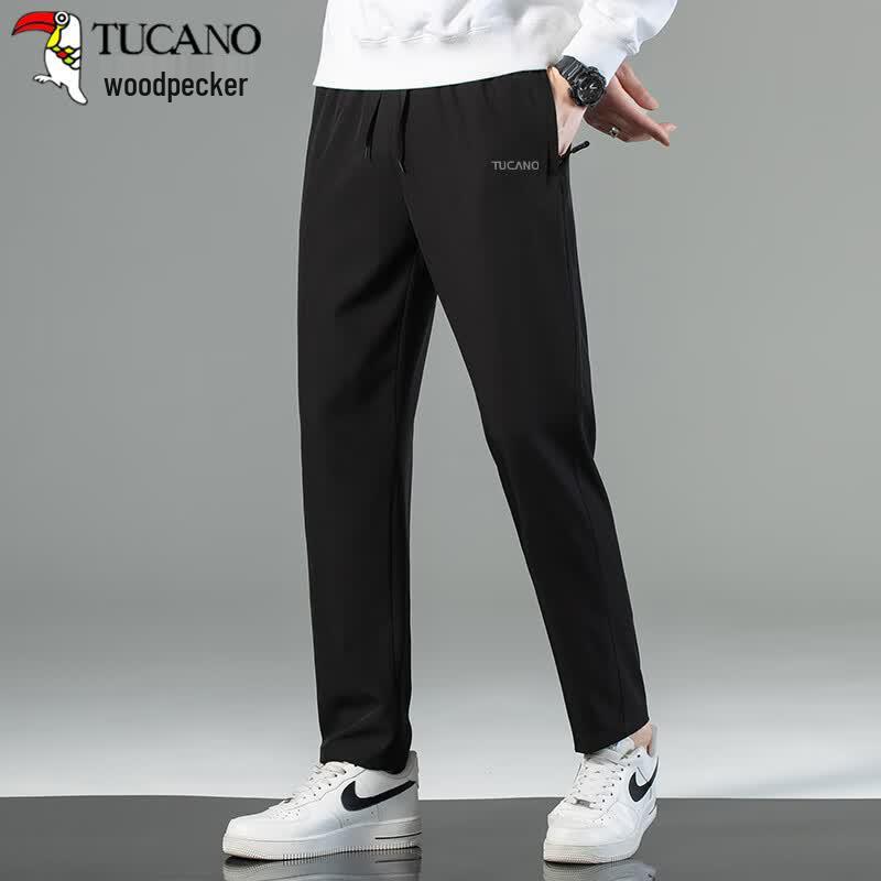 Tucano Men's Loose Fit Straight-Leg Casual Pants