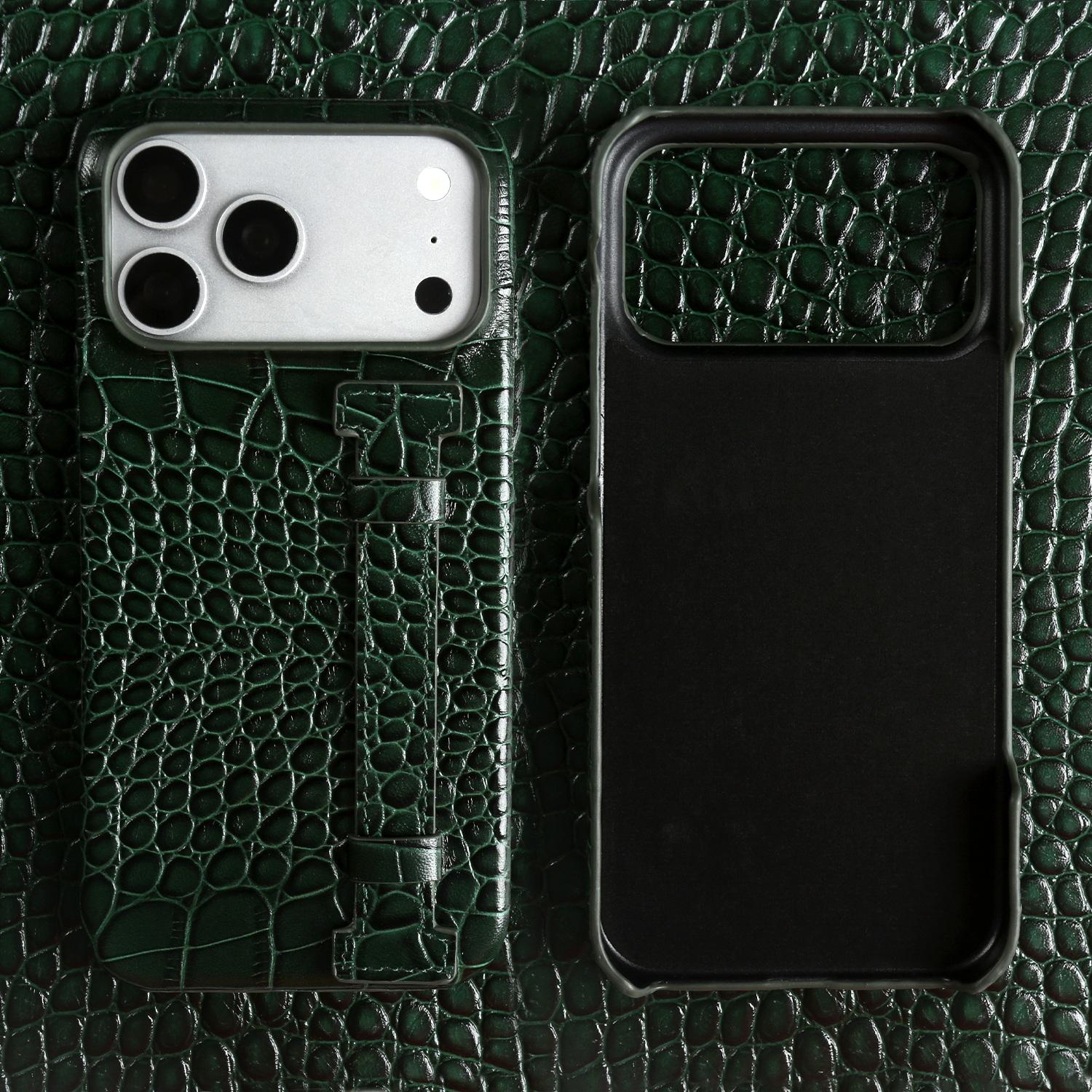 Luxury Genuine Leather Case With Wrist