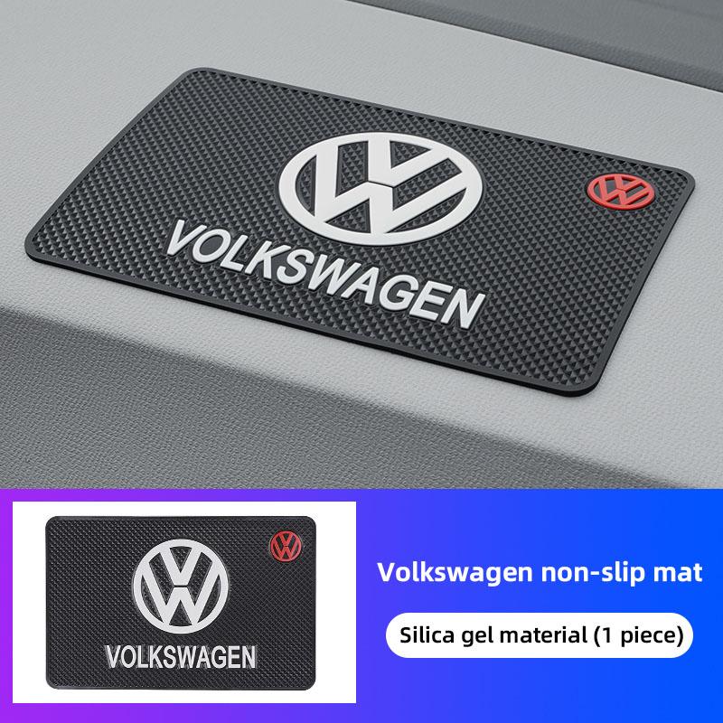 WGLRK1 Car Dashboard Non Slip Mat Sticky Silicone Pad For VW GTI Polo Golf Passat Tiguan Arteon Touareg CC Taigo Caddy Jetta T-ROC