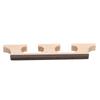 4 String Banjo Bridge Rosewood Decorative Robust Wooden 3 Leg Banjo Bridge Replacement for Music