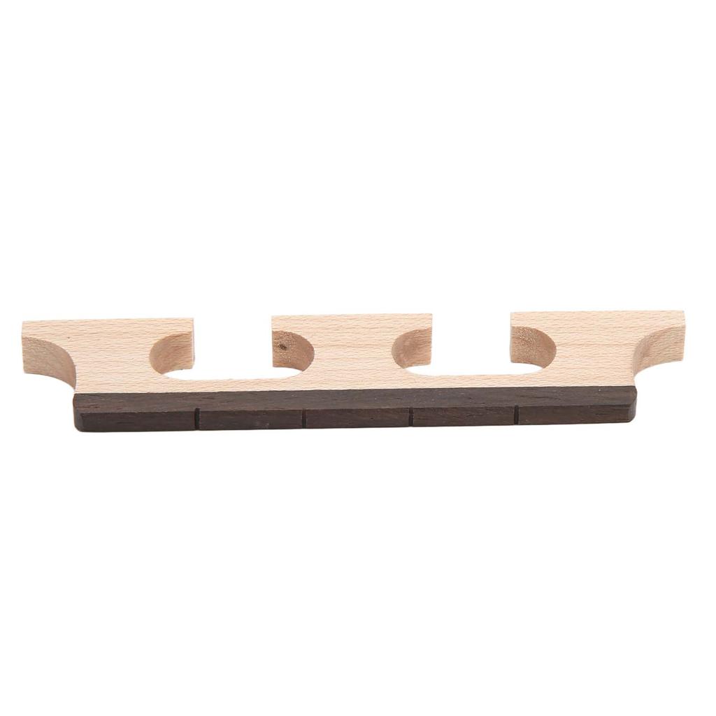4 String Banjo Bridge Rosewood Decorative Robust Wooden 3 Leg Banjo Bridge Replacement for Music