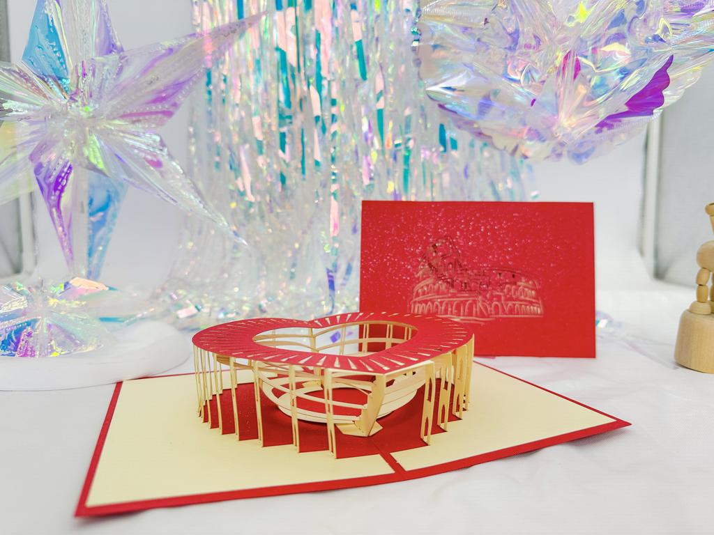 3D Pop Up Birthday Card 3D Miniatures Invitation Cards World Attractions Business Card Boy Gifts Greeting Card Tourist Postcard