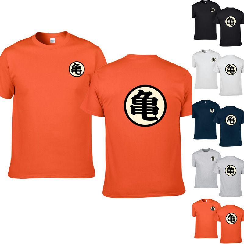 Z Dragonball Anime Kame Sennin Goku Cotton Tshirt Training Tee Shirts Mens Tops