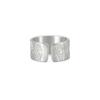 Adjustable Open Ring Men Women Vintage Geometric Finger With Tian Dao Chou Qin Motif