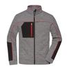 James and Nicholson Mens Structured Fleece Jacket