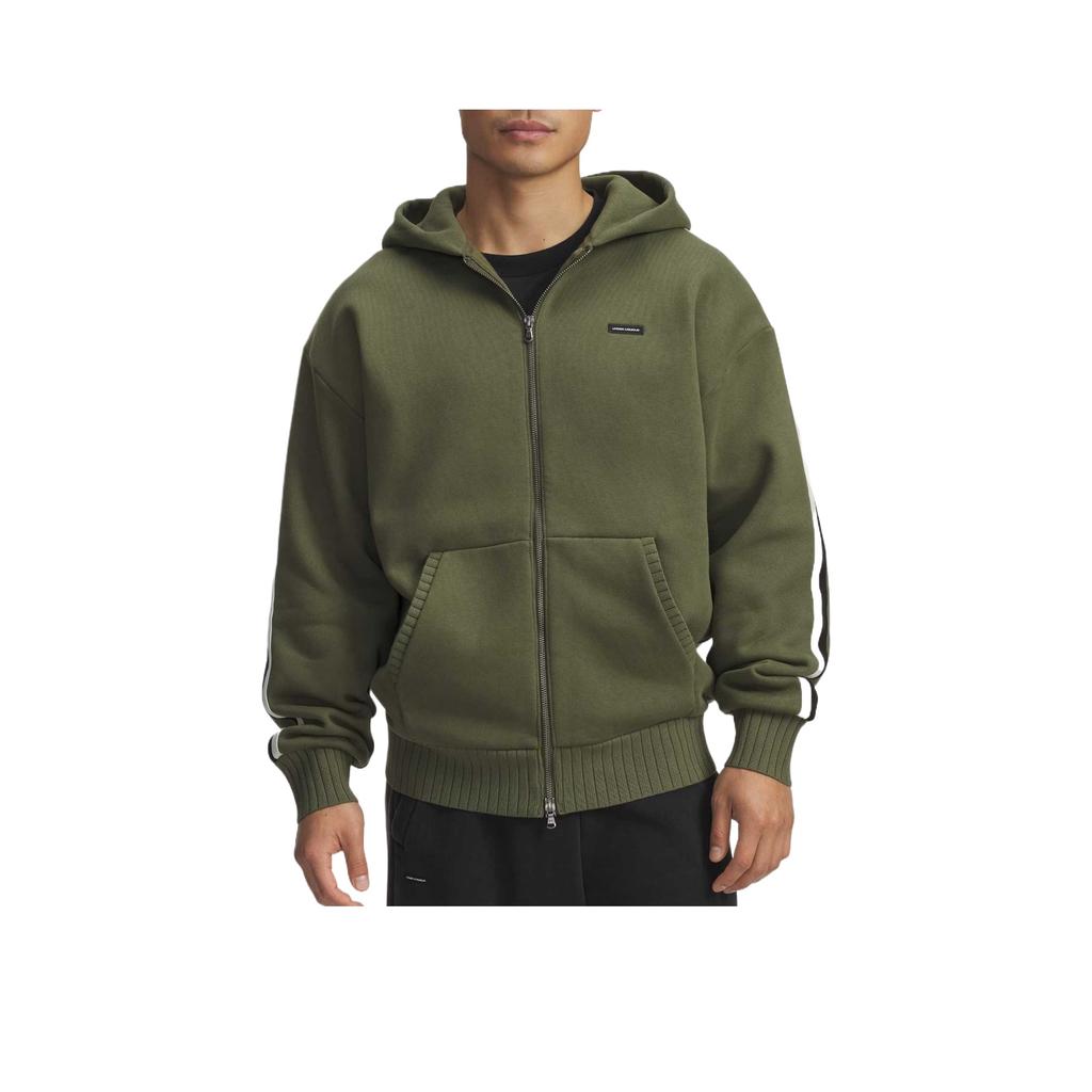 Under Armour Icon Heavyweight Rib Fashion Versatile Comfortable Hoodie Men Hoodies 6003937-390