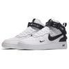 (GS) Nike Air Force 1 Mid LV8 'White Black' Kids' AV3803-100