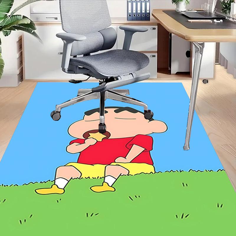 1pc Crayon Shinchan Adventure Carpet for Playroom Bedroom Living Room Sofa Home Decor,kids Game Area Rug Non-slip Floor Mat Y728129