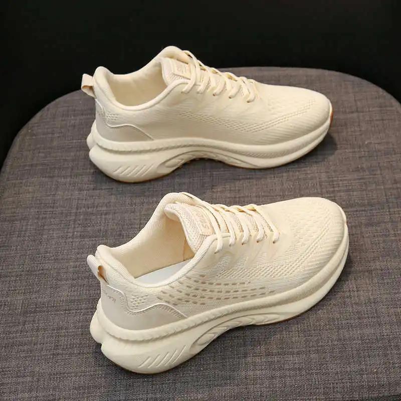 Fashion Thin Heel Increase Height Sports Lady Shoes Tennis 37 Size Sneakers Women Runners Technology Temis Wide Fit Tenise High End