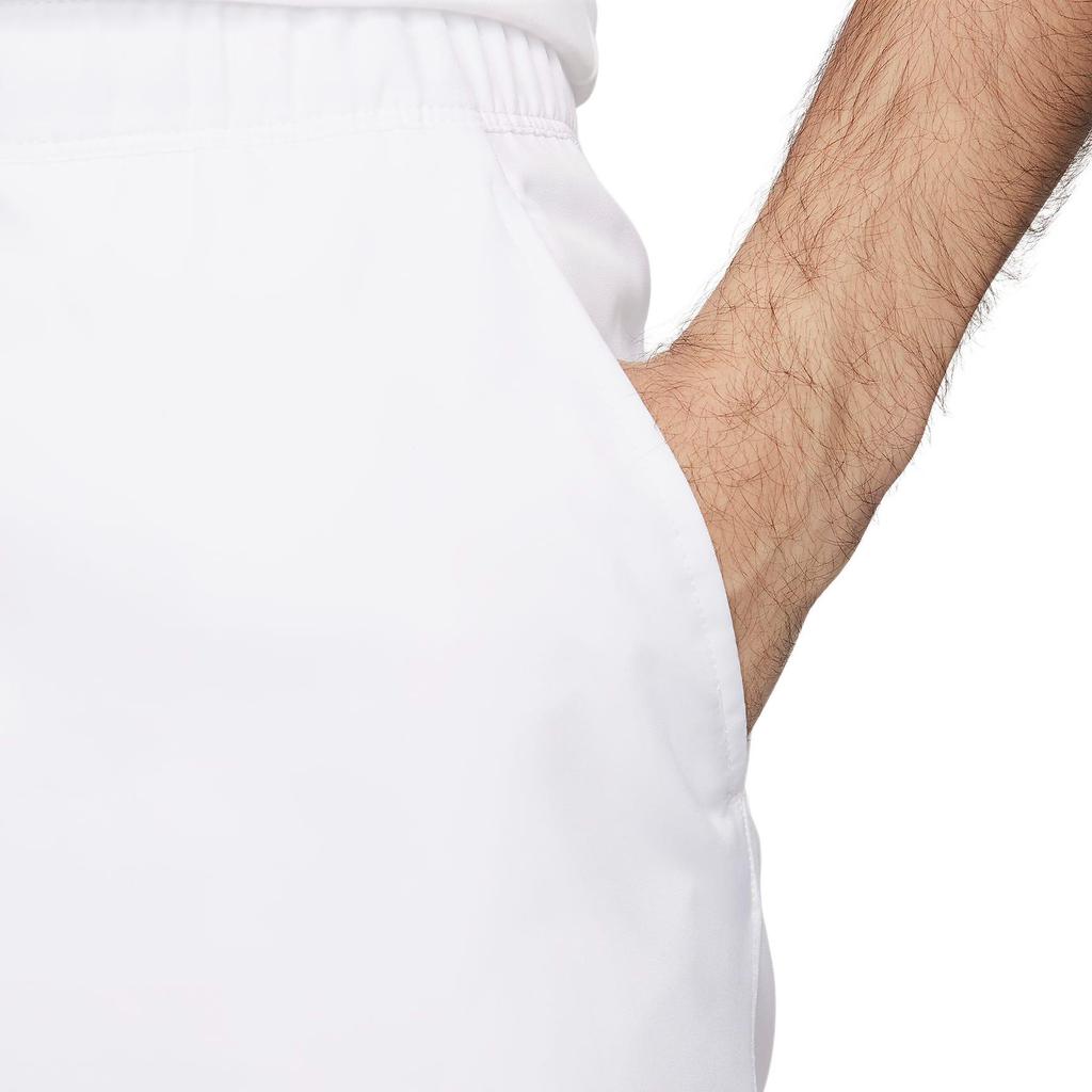 Nike Court Victory Solid Color Sports Casual Shorts Men Bottoms White FD5385-100