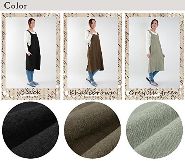 fabrizm Made in Japan Tablier Apron Soft Linen Indigo Blue 1555zindg