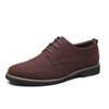 Men Dress Shoes Suede Leather Business Party Leather Wedding Shoes Men Flats Oxfords Formal Shoes