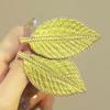 2Pcs Girl Hairpins Leaf Design Lightweight Hair Clips Bang Back Head Hair Pins Hair Fixing Tool Hair Accessories