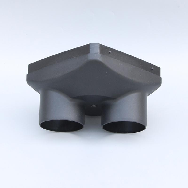 60mm Double Two Holes Air Outlet Vent Cover For Car Truck Air Diesel Parking Heater Parts For Webasto Eberspaecher 5KW Heater