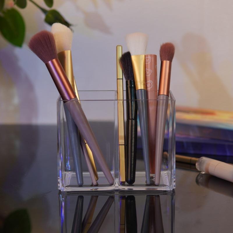 

Multi functional transparent cosmetic storage box, Suitable for home storage platforms,Made of durable transparent material