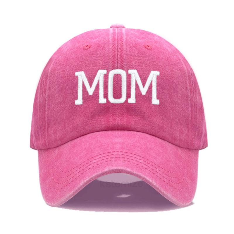 Dad Mom Embroidery Pure Cotton Men'S Baseball Cap For Man Womne'S Fashion Sport Golf Caps Sun Hat Dropshipping