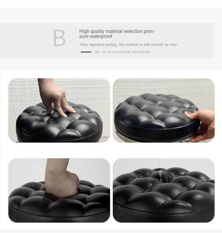 Luxury Hair Salon Special Pulley Beauty Stools Salon Modern Furniture Simple Barber Chairs Creative Bar Back Lifting Bar Chair