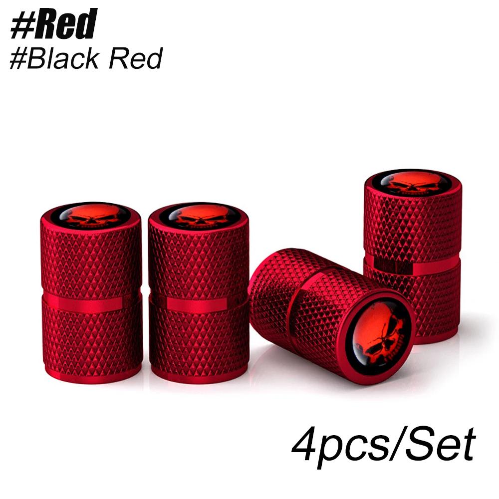 4Pcs/Set Aluminum Wheel Tire Valve Stem Cover, GFAS3 Suitable for Cars, Trucks, Bikes, Motorcycles, Bicycles Decoration Accessories