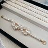 National Style Retro 8Mm Natural Freshwater Pearl Necklace Women'S Collarbone Chain Neck Chain For Mother Gift Commute