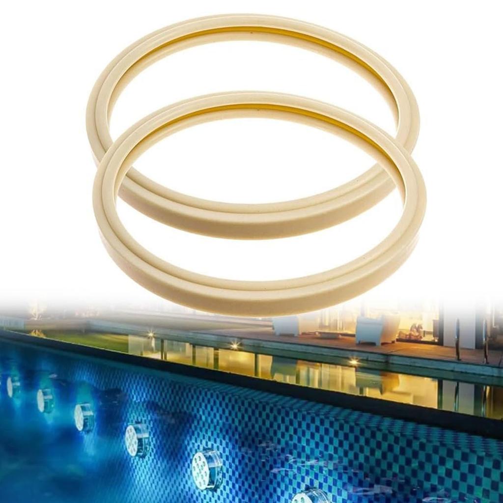 Set of 1/2 Replacement Lens Seals Synthetic Rubber Spa Light Gasket Suitable for Various Underwater Lighting Models