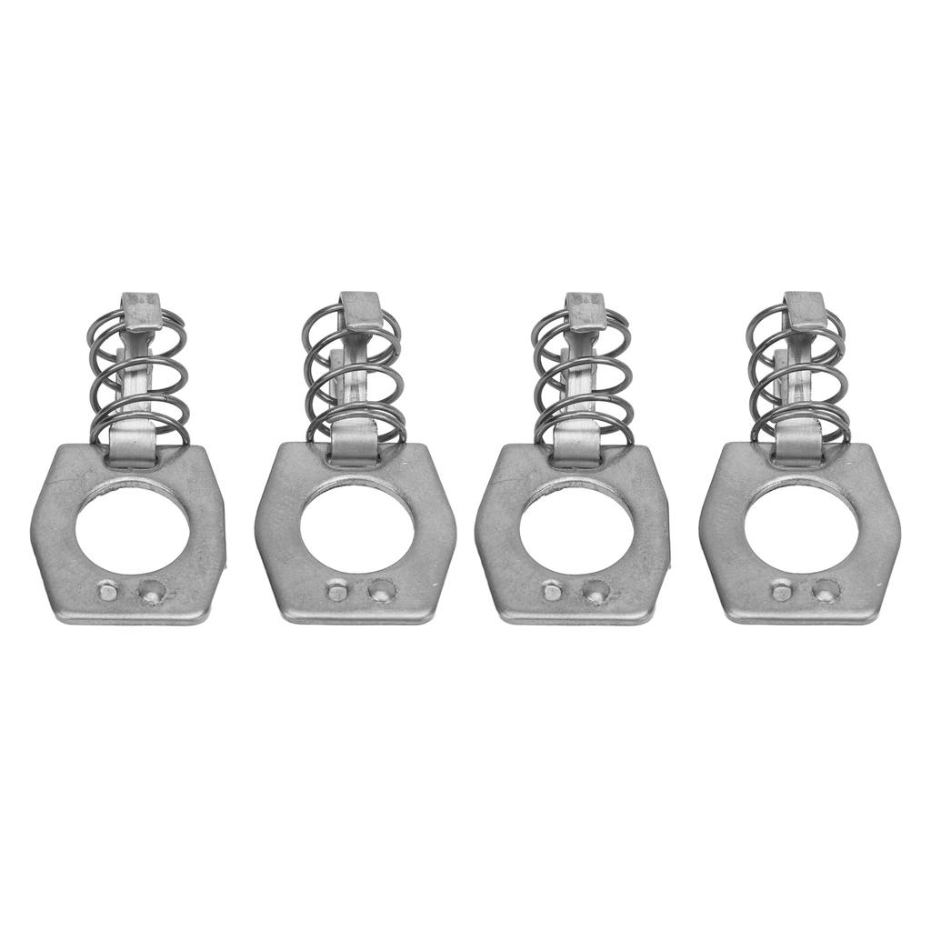 4 Pieces Water Heater Cam Lock Stainless Steel Door Cover Latch Fastener Silver Color for RV Camper