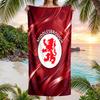 Middlesbrough FC print Quick Dry Beach Towel Microfiber Absorbent Portable Travel Swimming Towel