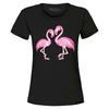 Pink Flamingo Skeletons Women's T-Shirt Halloween Summerween Shirt