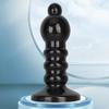 Black Pull Beads 9.5cm Giant Big Head Dildo Anal Plug Fisting Adult Products
