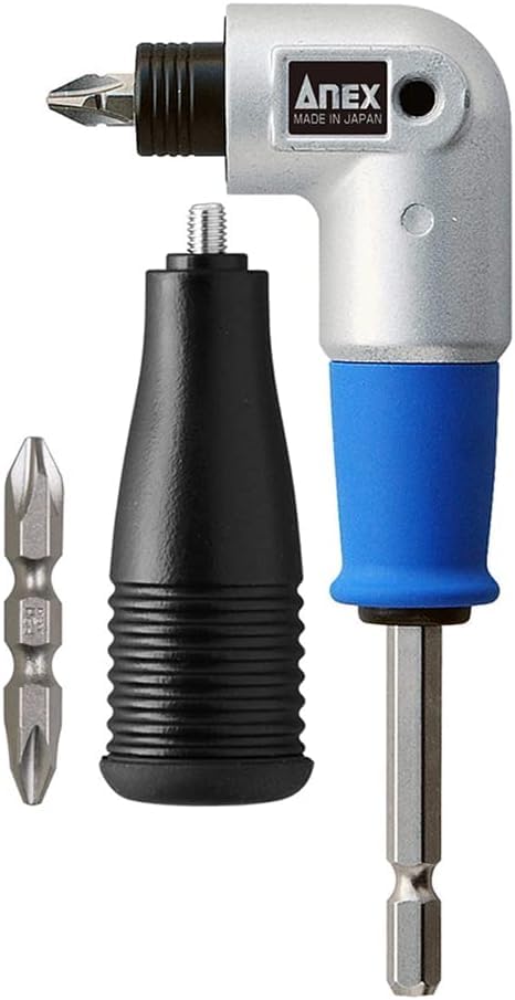 

Annex Super Mini tightening screws in corners and tight Small Angle Corner Drill L-Shaped Adapter, Type, AKL-560 [For spaces], 155g, Driver,