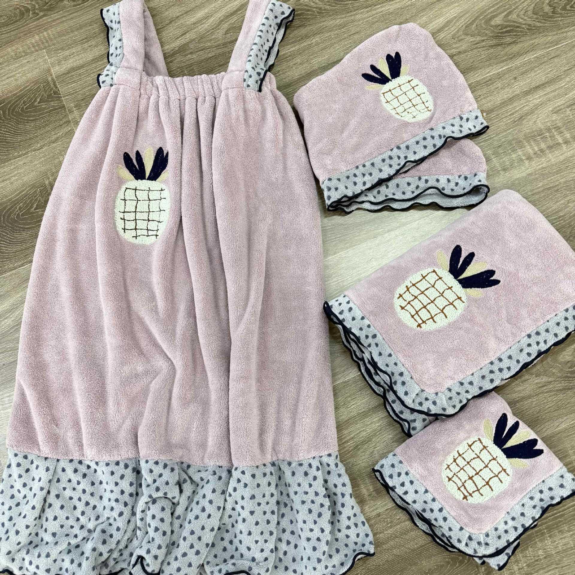 Thickened Cute Coral Fleece Towel: Soft, Quick-Drying & Absorbent for Kids Towel 40x80cm