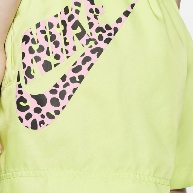 Nike Printed Straight Leg Shorts Women shorts Yellow CW2505-367