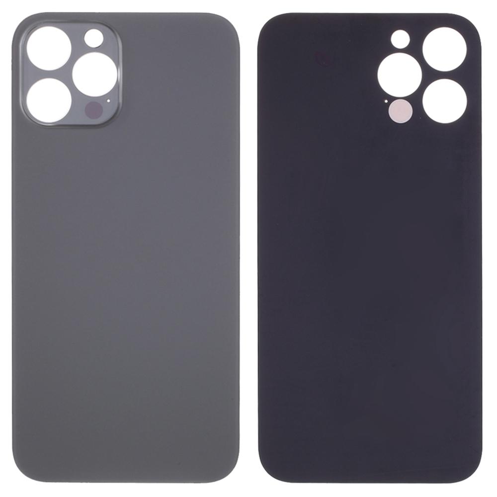 

For iPhone 12 Pro Max 6.7 inch (without Logo) Battery Housing Cover Repair Part (Camera Lens Ring Hole Standard Version) Black