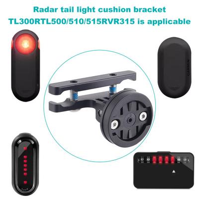 Soporte de Luz Trasera para Bicicleta para Garmin para Varia Ajustable Universal Bicicleta de Montaña Carretera Sillín Tija Montaje Luz Trasera Soporte de Sillín