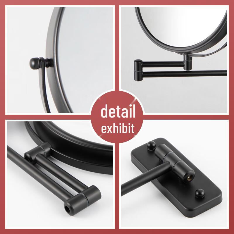Yi Chen Wall-Mounted Telescopic Folding Makeup Mirror