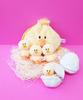 NICI Keyring BB Egg + Chick 7cm Bean Bag Plush Toy Mini Size Keychain
