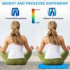Gel Seat Cushion Double Thick Egg Gel Summer Cushion for Pressure Relief Breathable Chair Pad Car Seat Office Chair Soft Cushion