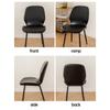 PU Leather Chair Cover Waterproof Shell Shape Seat Protector Universal Fit for Dining/Office/Hotel Chair NonSlip Furniture Cover