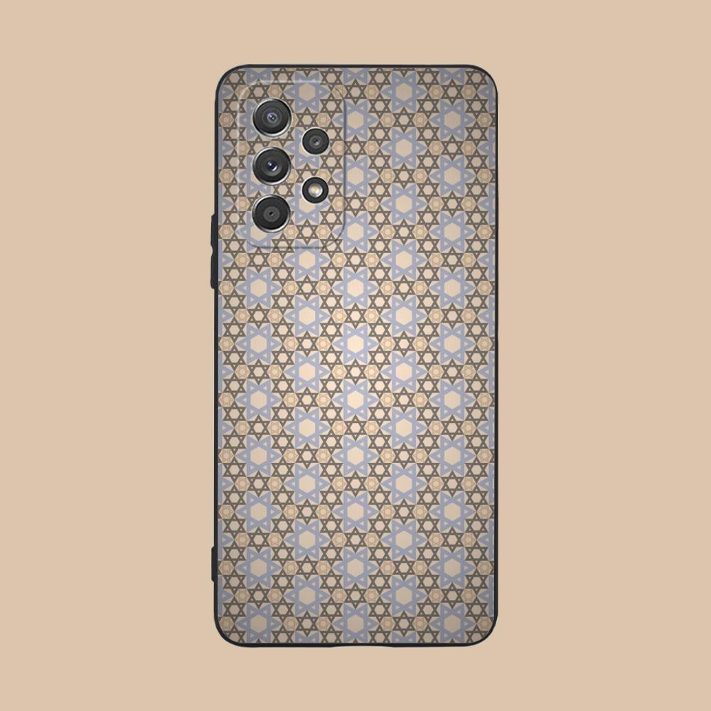 Jewish Hanukkah Mobile Phone Case for Samsung Galaxy M55 54 42 35 34 33 32 23 22 15 14 13 12 F55 5G Colorful Cover Pretty Luxury