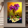 Vintage Flower Posters and Prints Retro Vase Floral Plant Leaf Canvas Painting Wall Art Pictures Bedroom Backdrop Decor No Frame