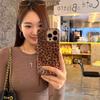 INS High-end Stylish Brown Leopard Phone Case for Xiaomi Redmi 15 14C 13 12 A3 A2 A1 10 10C 9 8 K60 K40 Plus Ultra 4G 5G Cover