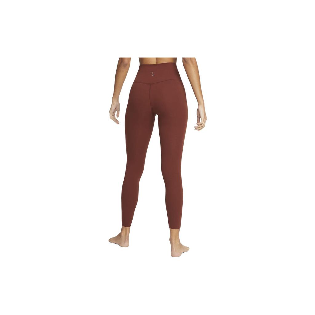 Nike Yoga Luxe Solid High-Waisted Elastic Fitness Pants Women Bottoms Oxford-Brown CJ3802-217