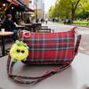 Christmas Gift Plaid Bag Women's Canvas Bag Casual Multifunctional Shoulder Crossbody Bag