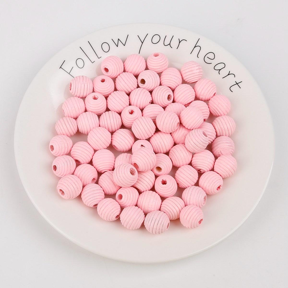 

50 ШТ. Натуральні кулькові круглі нитяні дерев’яні розпірні намистини Екологічно чисті різнокольорові дерев’яні намистини для виготовлення ювелірних виробів, браслети, намиста, аксесуари