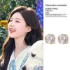 Elegant Butterfly Flower Stud Earrings - S925 Silver Needle, High-End and Versatile for Women