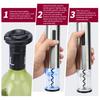 Electric Wine Opener Set Rechargeable Bottle Opener Corkscrew with Wine Aerator Pourer Foil
